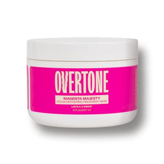oVertone Extreme Magenta hair-mask texture close-up highlighting moisturizing formula