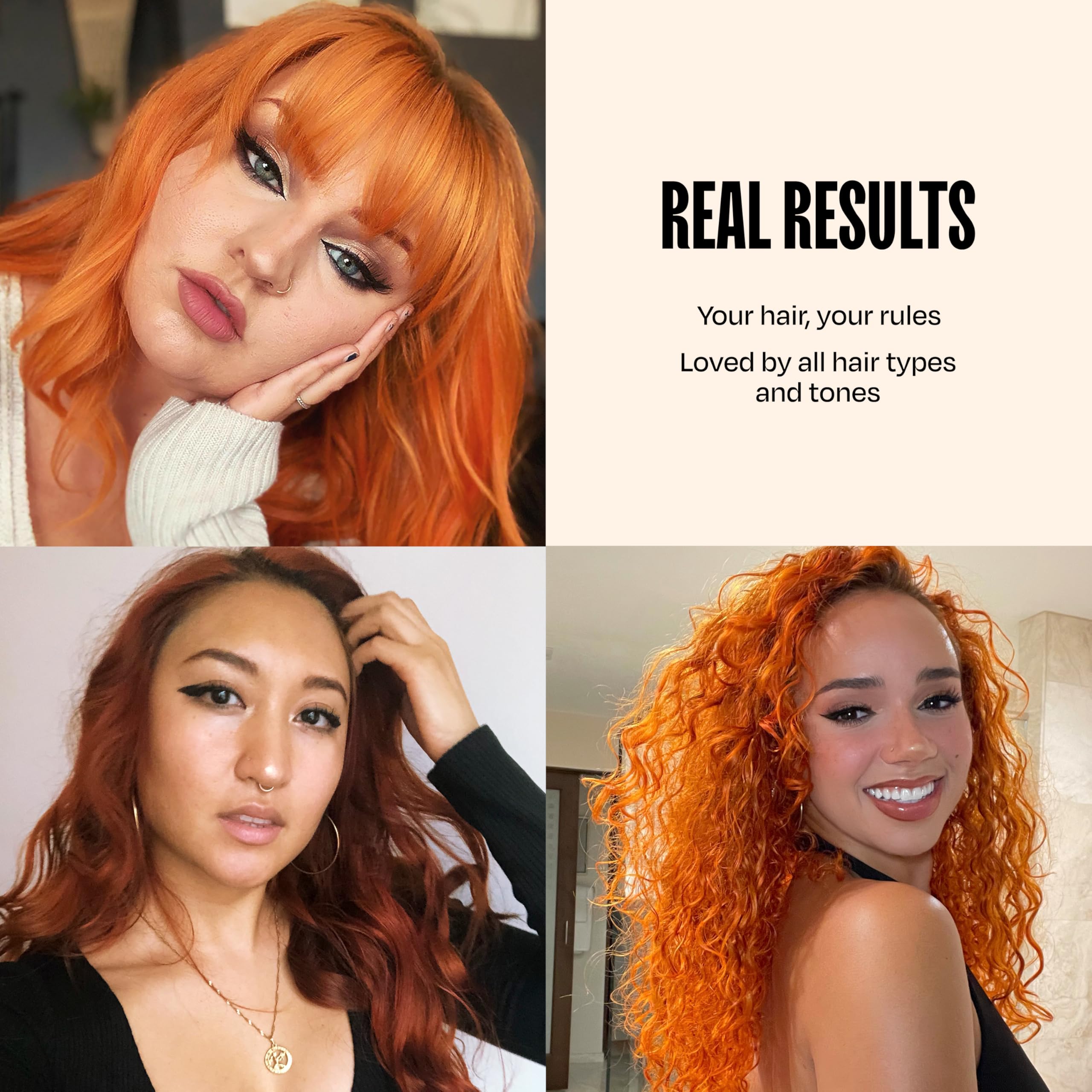 Salon-quality at-home experience with a short 10-15 minute step