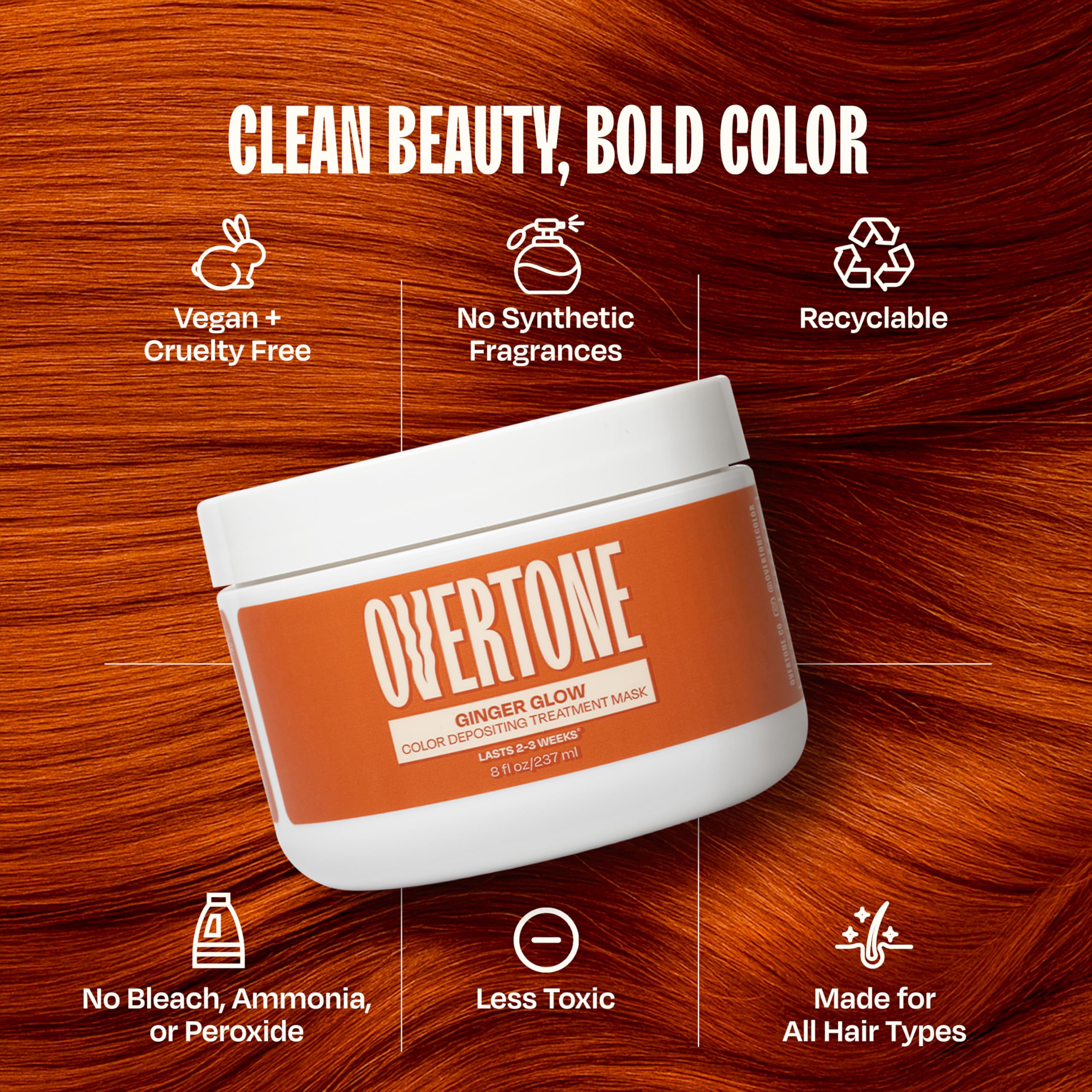 Vegan and cruelty-free branding on packaging for ethical color care