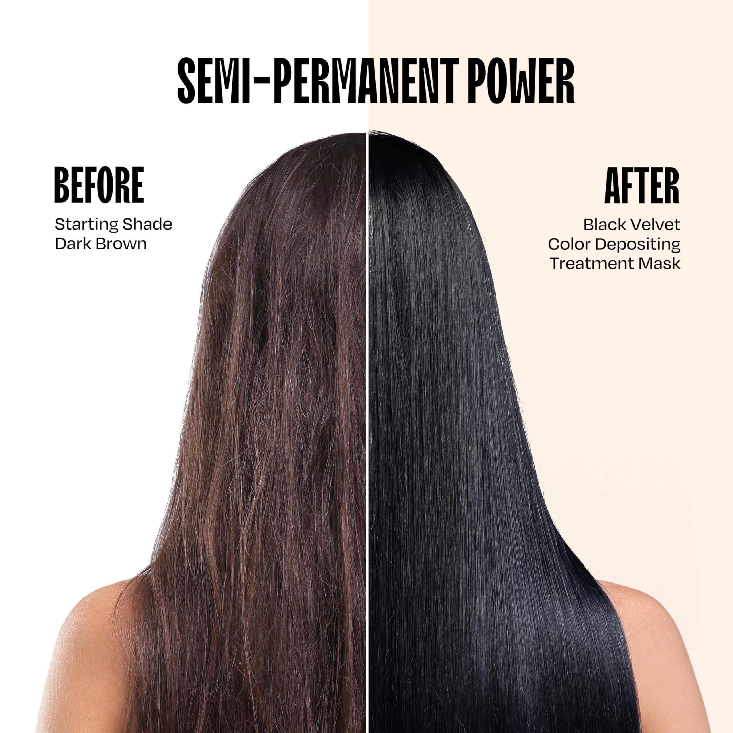 Overtone hair color massage shows even pigment distribution