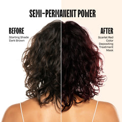 overtone scarlet red application on dry hair previews quick color deposit