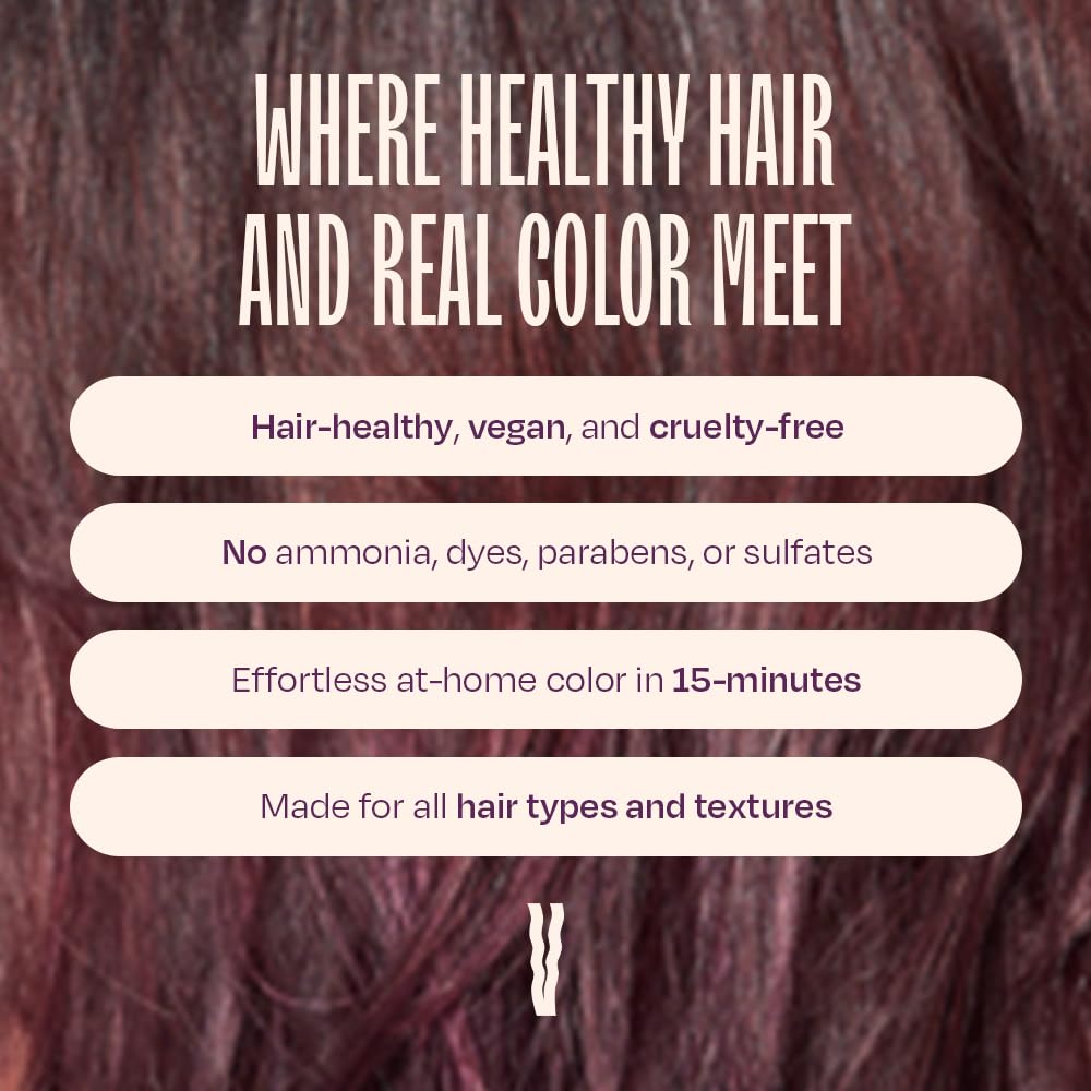oVertone Smoky Lavender paraben-free and sulfate-free formula supports gentle color.