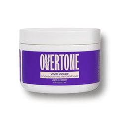 Overtone Vivid Violet color on dry hair for even coverage