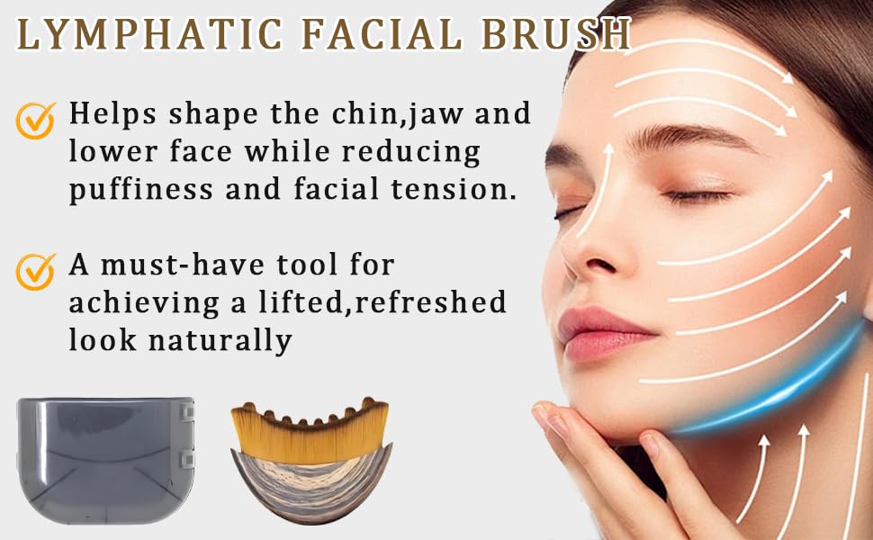 OVQ lymphatic drainage face massager in use for a soothing facial routine.