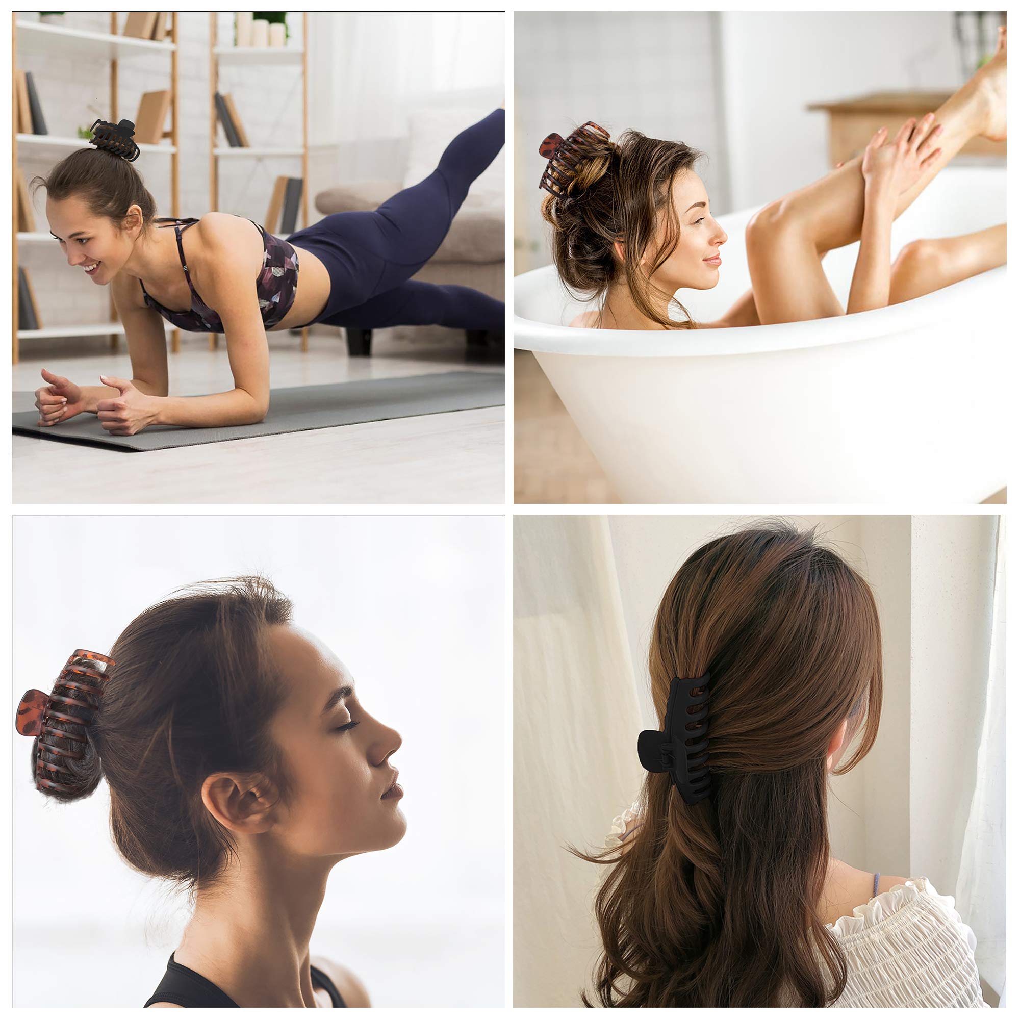 OWIIZI regalo ideal, pinzas para cabello Leopard para amigas y familiares.