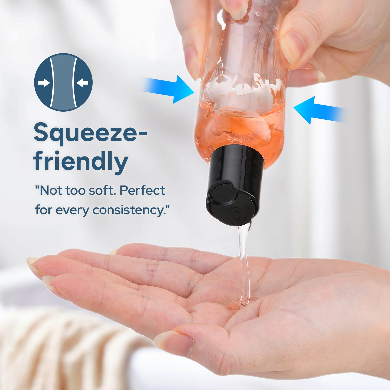 owlyee five-pack travel bottles fit easily in bags