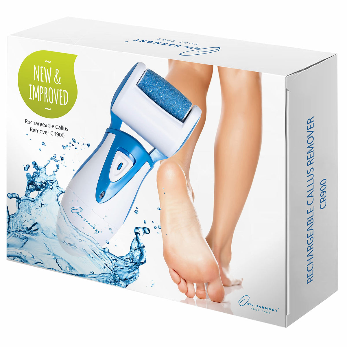 Own Harmony CR900 electric foot file with roller head for smooth heels at home.