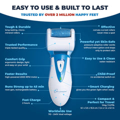 Own Harmony CR900 rechargeable battery enables cordless use during travel or at home.