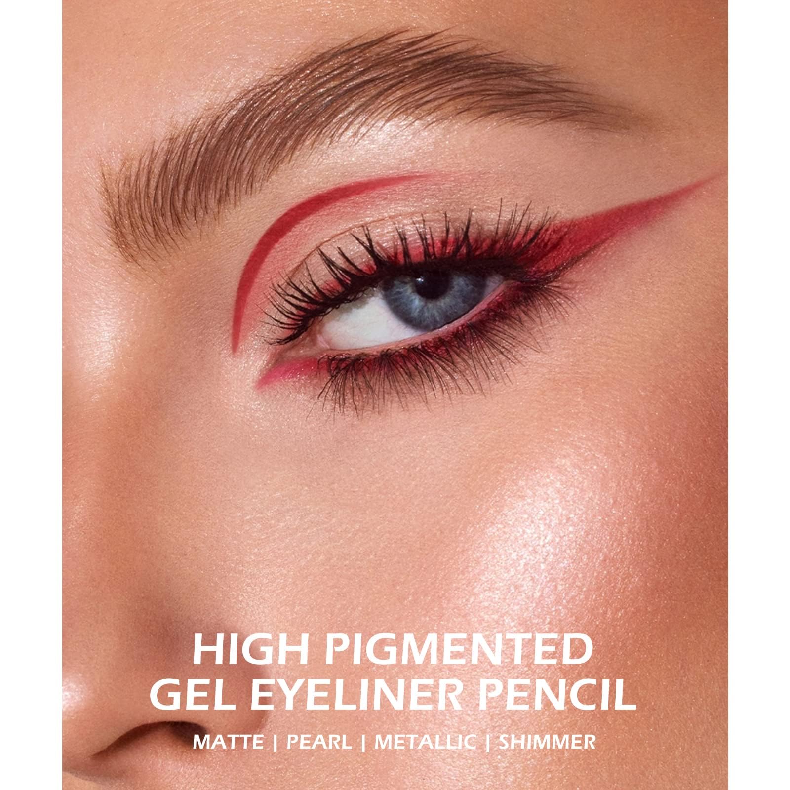 Close-up of Ownest eyeliner pen shows creamy, blendable texture.