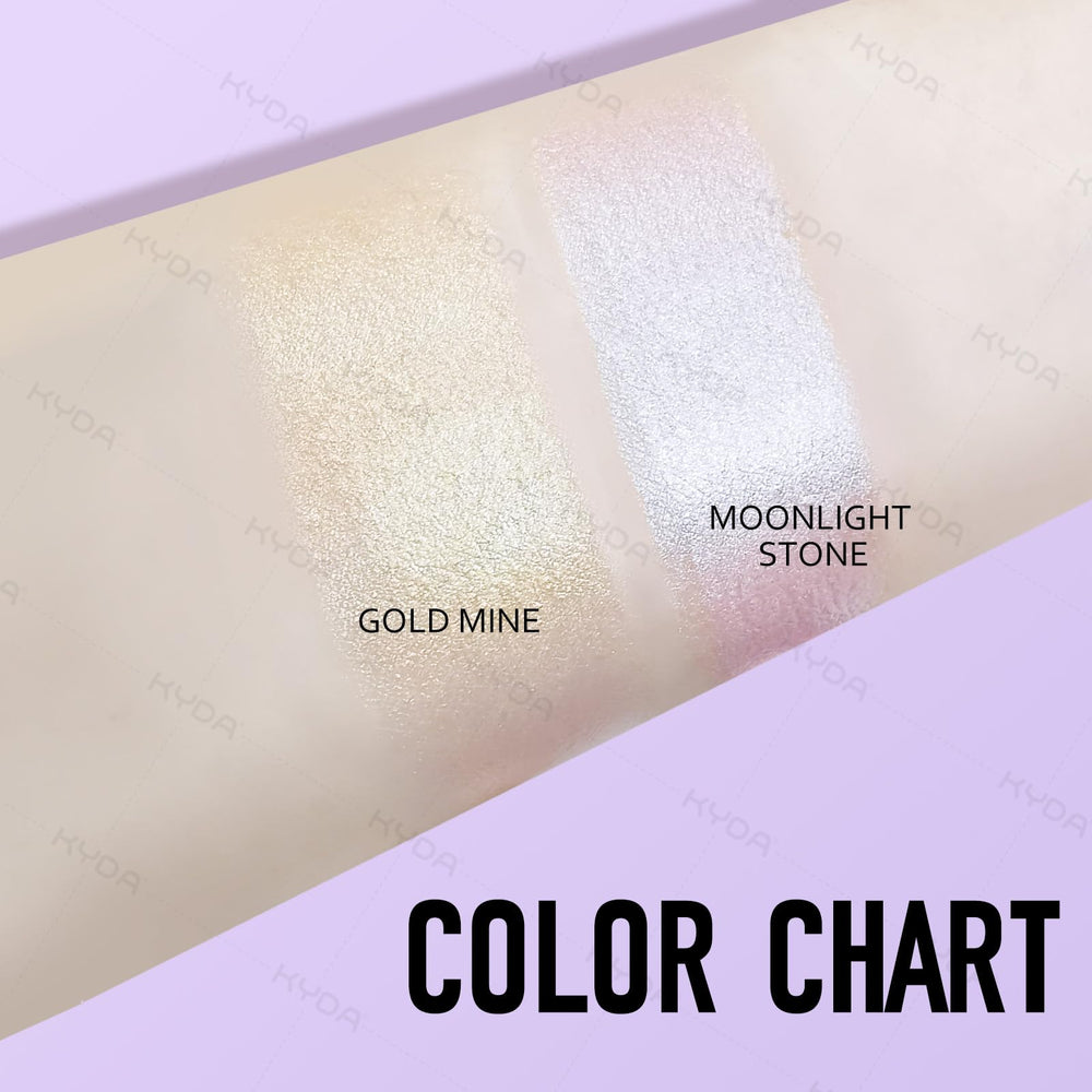 Ownest 2 Colors Highlighter Stick buildable glow on cheekbones