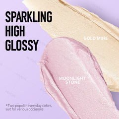 Ownest 2 Colors Highlighter Stick swatch on skin for natural radiance