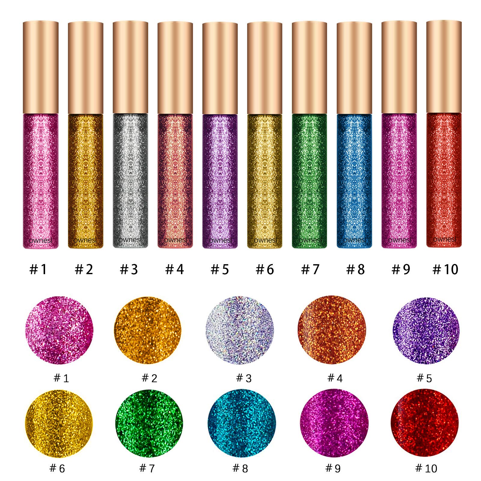 Ownest purple glitter eyeliner versatile shimmer for eyes and lids