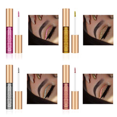 Ownest silver glitter eyeliner metallic shine for evening looks