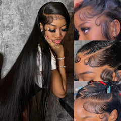 OWNROSE HD lace-front closeup highlights seamless scalp illusion