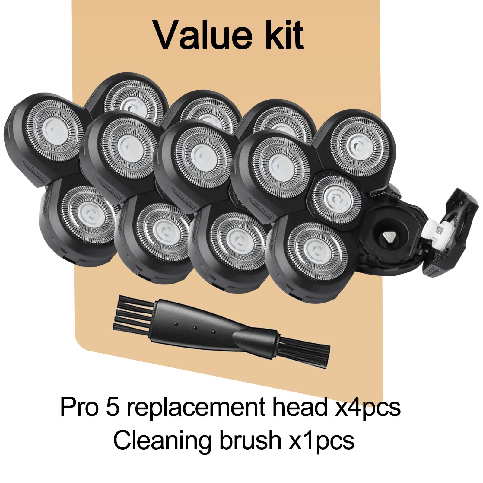 OXSITO blade refill pack 4 with easy swap for routine shaves.