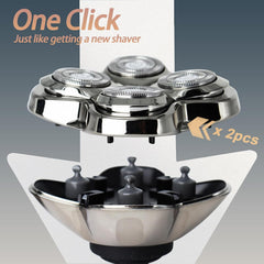 OXSITO Pro 4 Heads attachment shows quick-replace design for easy upkeep.