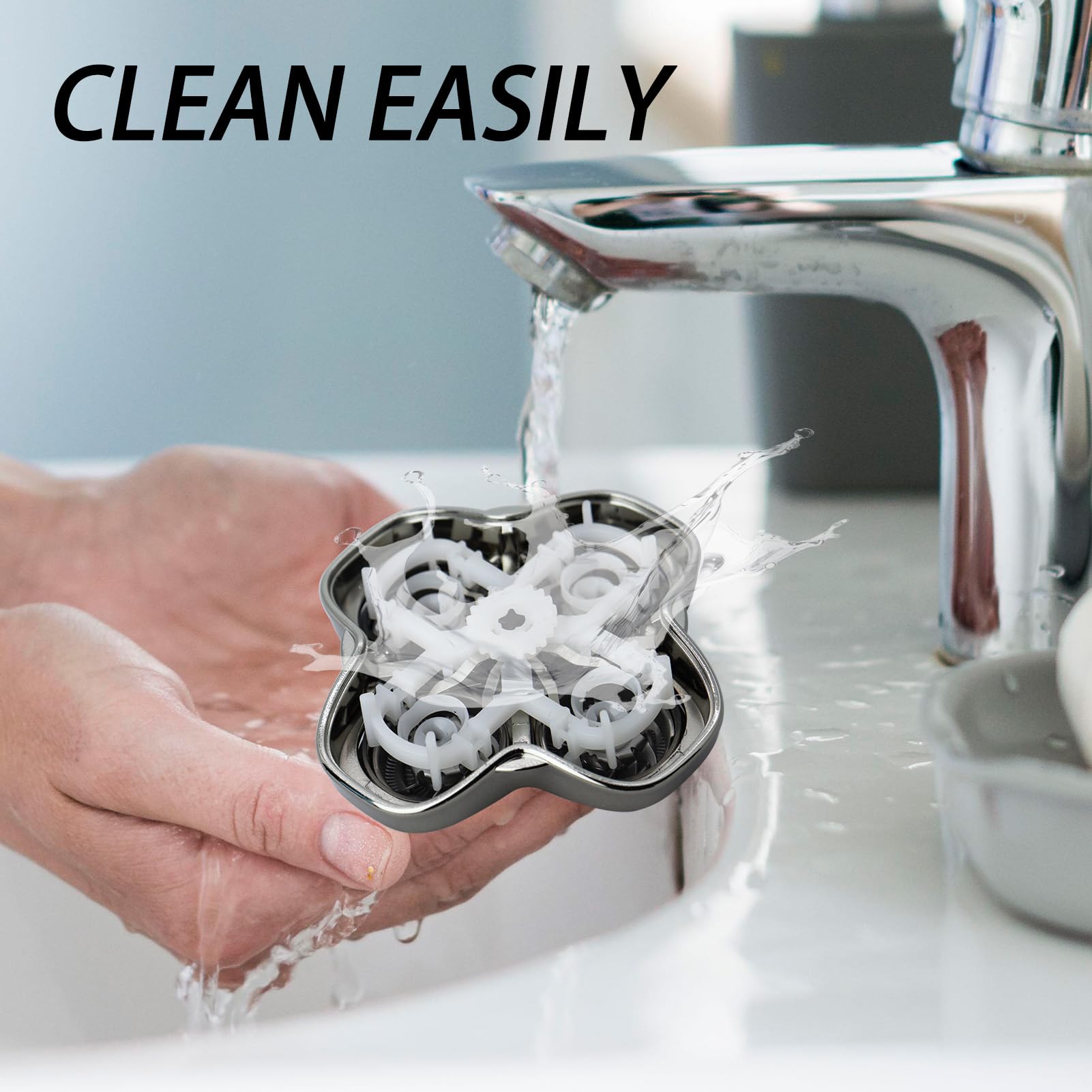 OXSITO Pro 4 Heads cleaning brush included for hygiene.