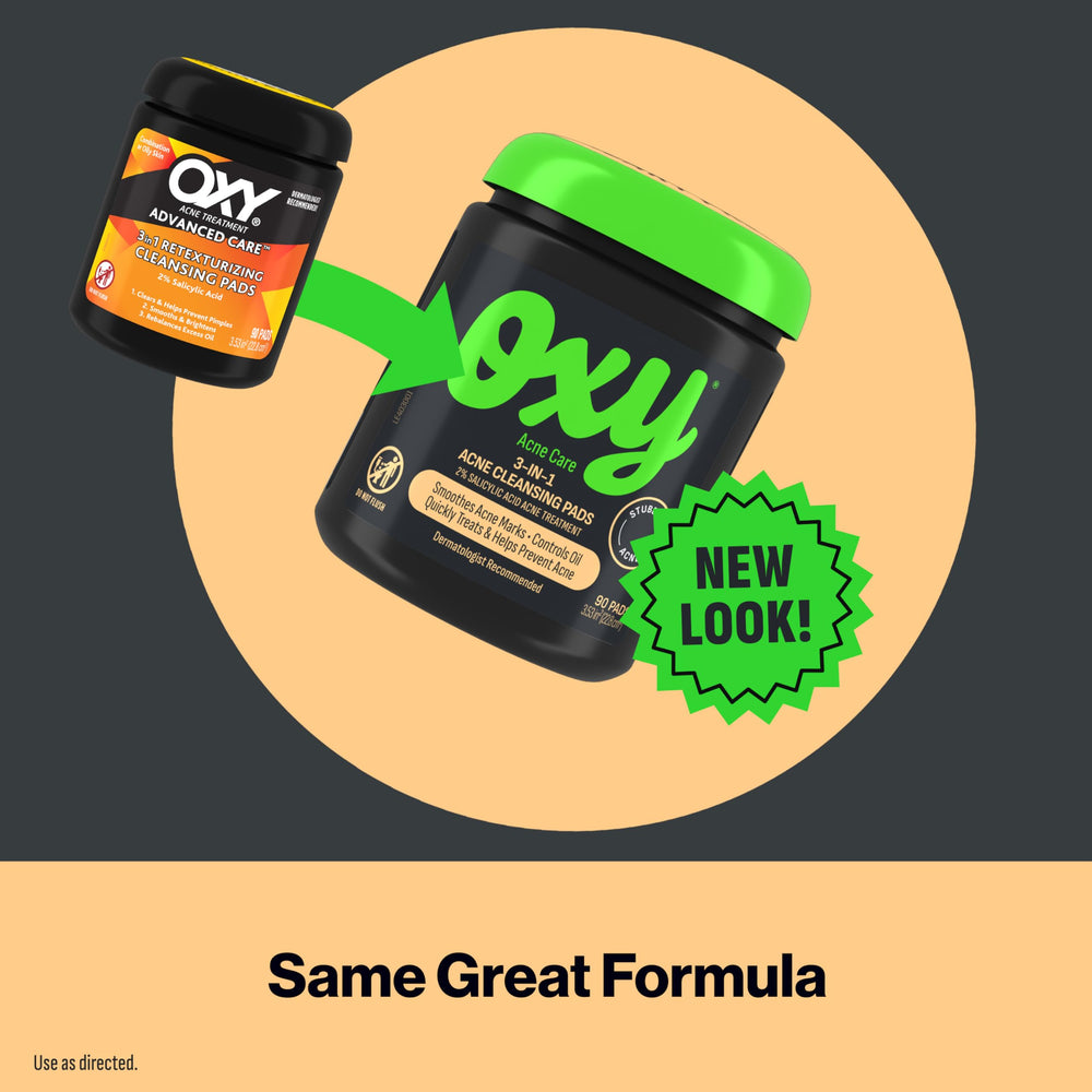 Oxy pads are convenient for travel with no water needed.