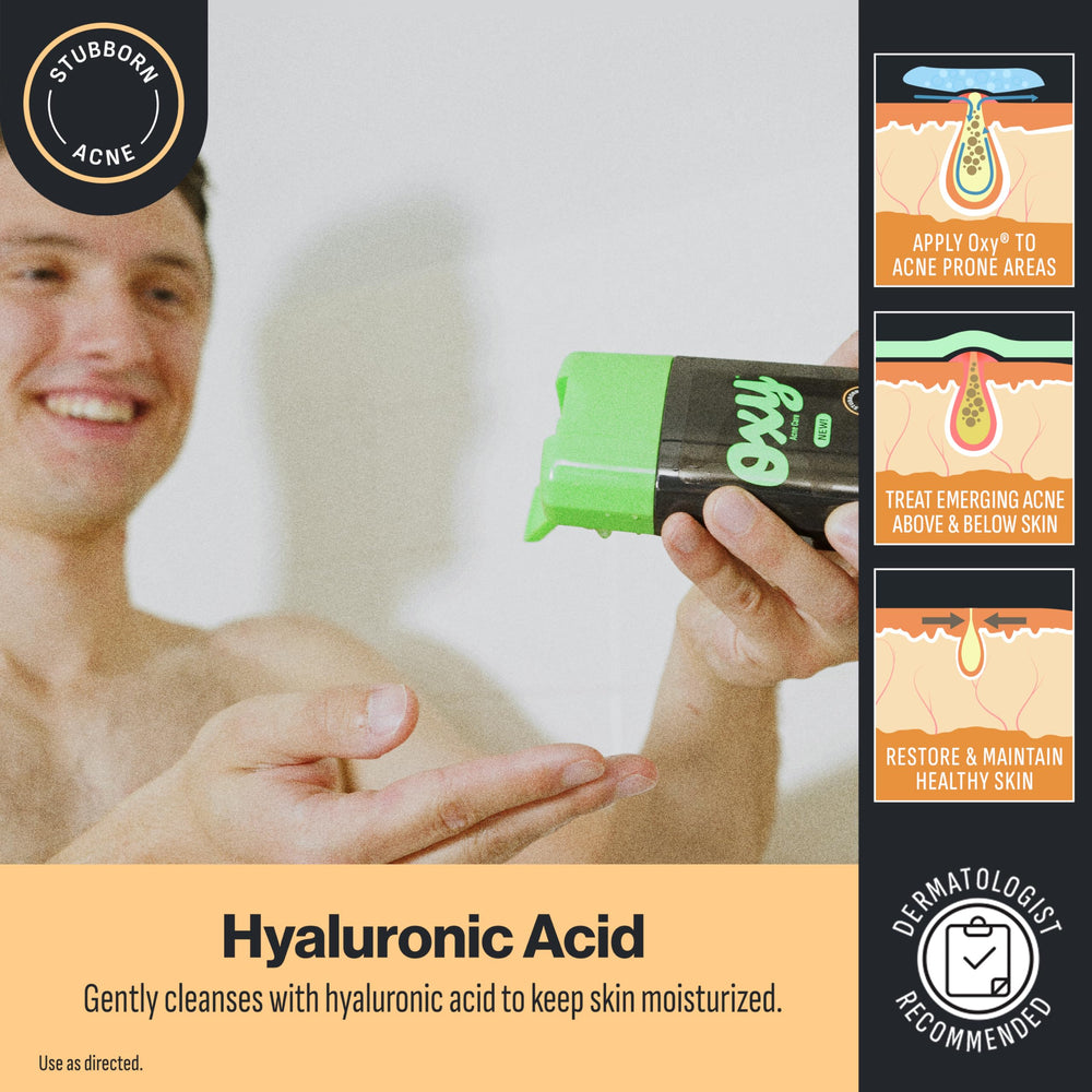 Oxy hyaluronic acid ingredient label for hydration