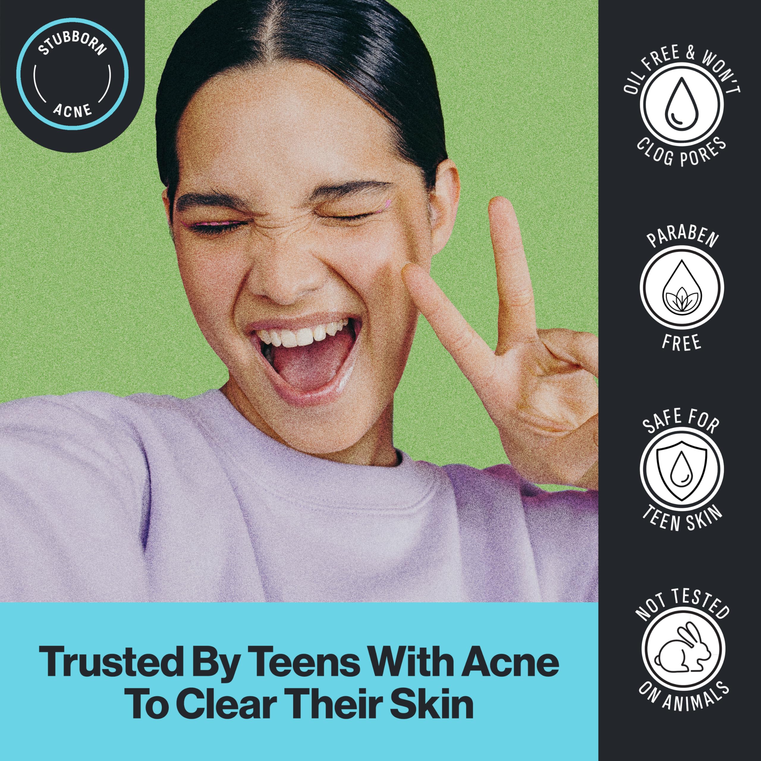 Oxy on-the-go pads for water-free cleansing anywhere.