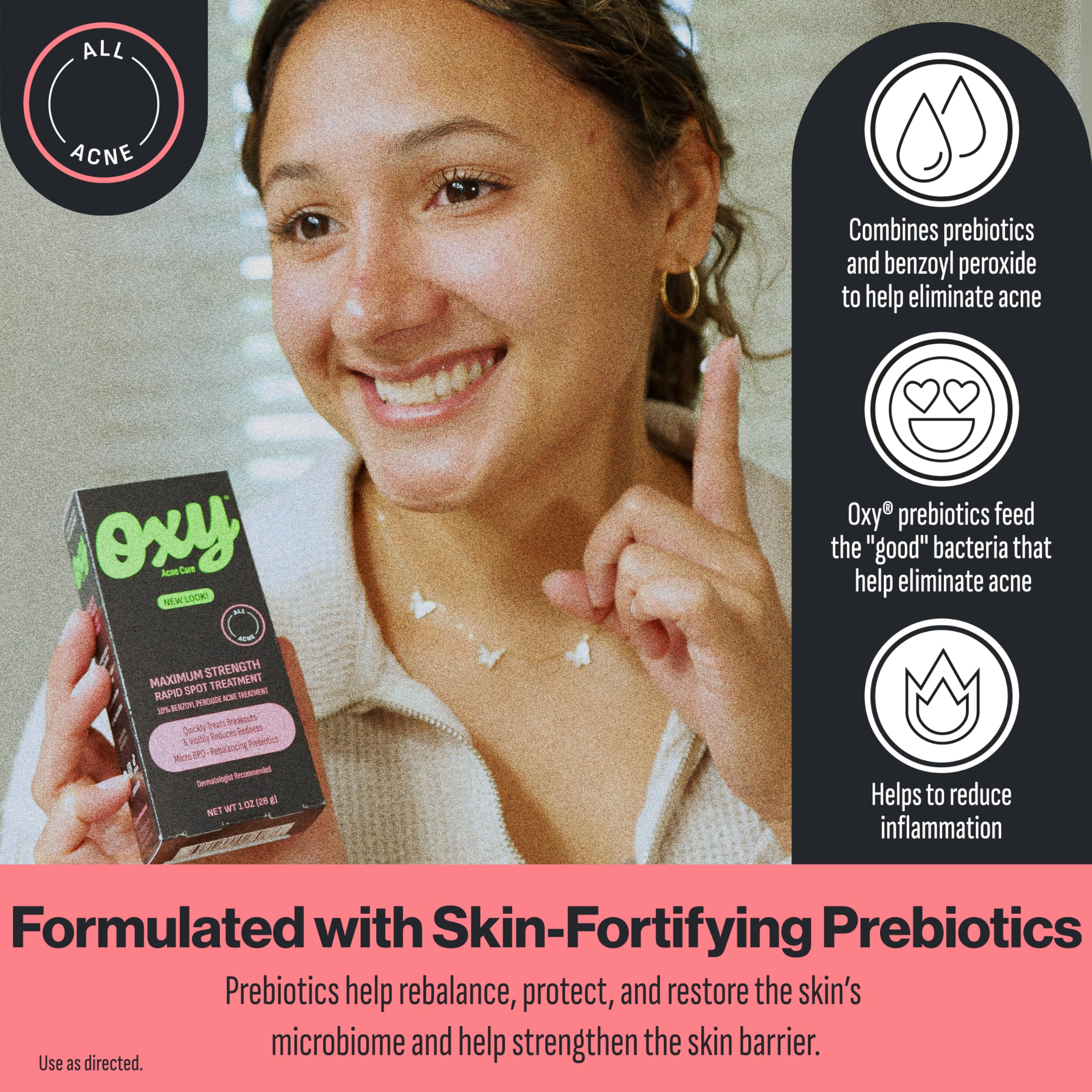 Oxy Rapid Spot Treatment pocket-size packaging for on-the-go use.