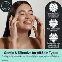 Oxy Serum Vitamina C con Ácido Hialurónico, textura ligera y absorción rápida