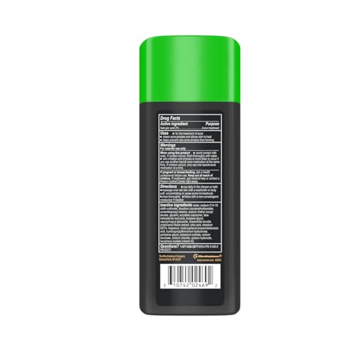 Oxy Stubborn Acne Body Wash pump dispenser in use