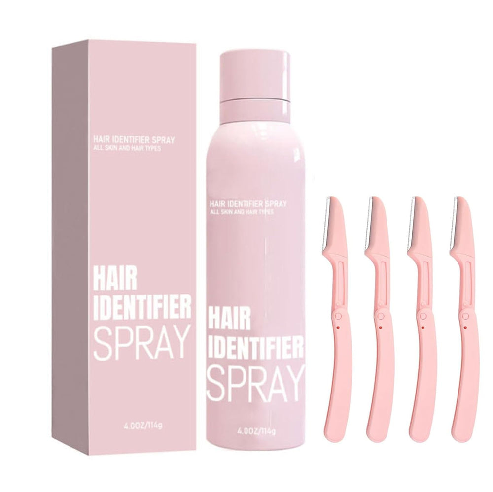 OYB spray identificador de vello para afeitado facial, resalta pelos finos para un afeitado preciso.