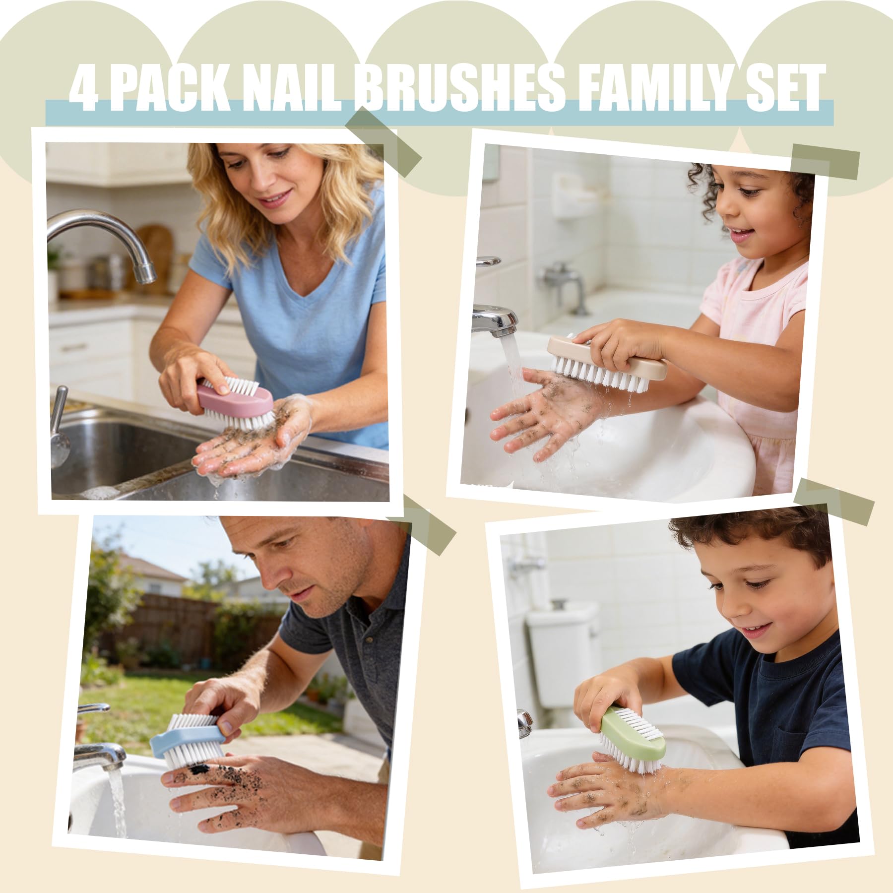 OYEWALLS durable PP bristles withstand heavy cleaning