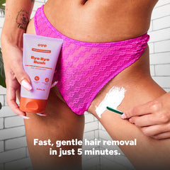 OYO Bye Bye Bush inner thighs application on sensitive skin