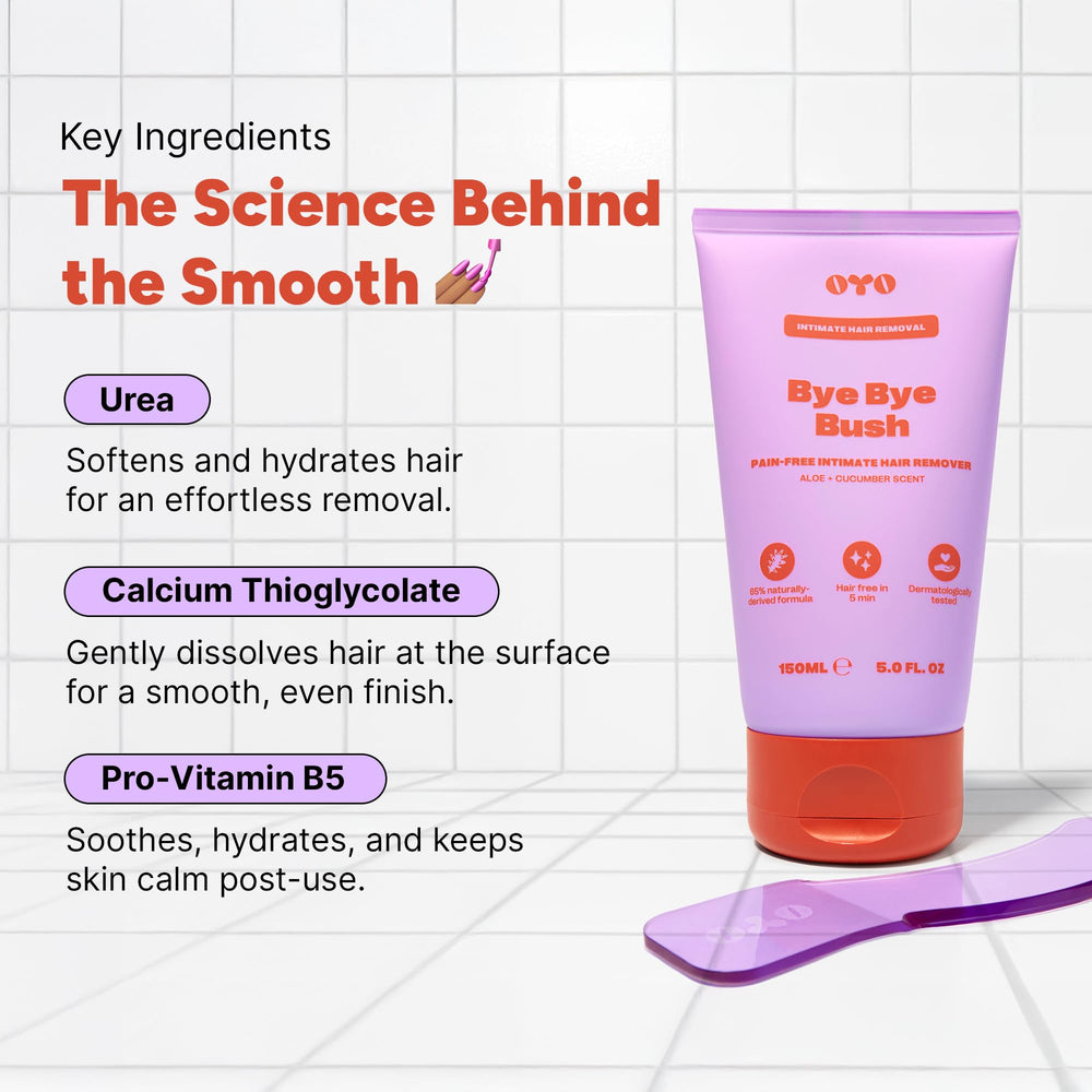 OYO Bye Bye Bush underarms application for comfortable use