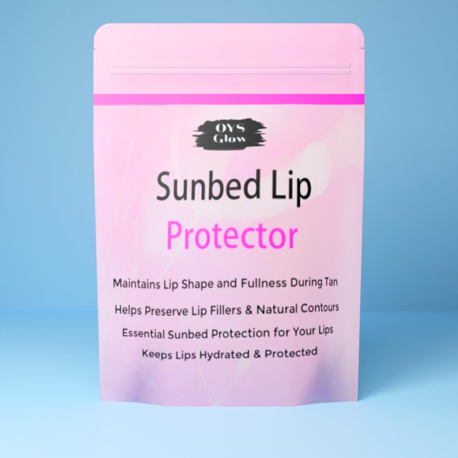 Protección labial portátil OYS GLOW para sesiones de bronceado