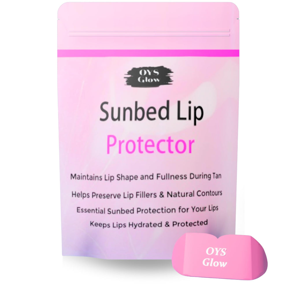 Protector labial OYS GLOW para cabina de bronceado protege durante la sesión