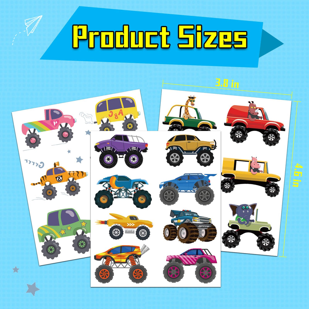 Ozepao Monster Trucks designs for DIY party decor and gifts
