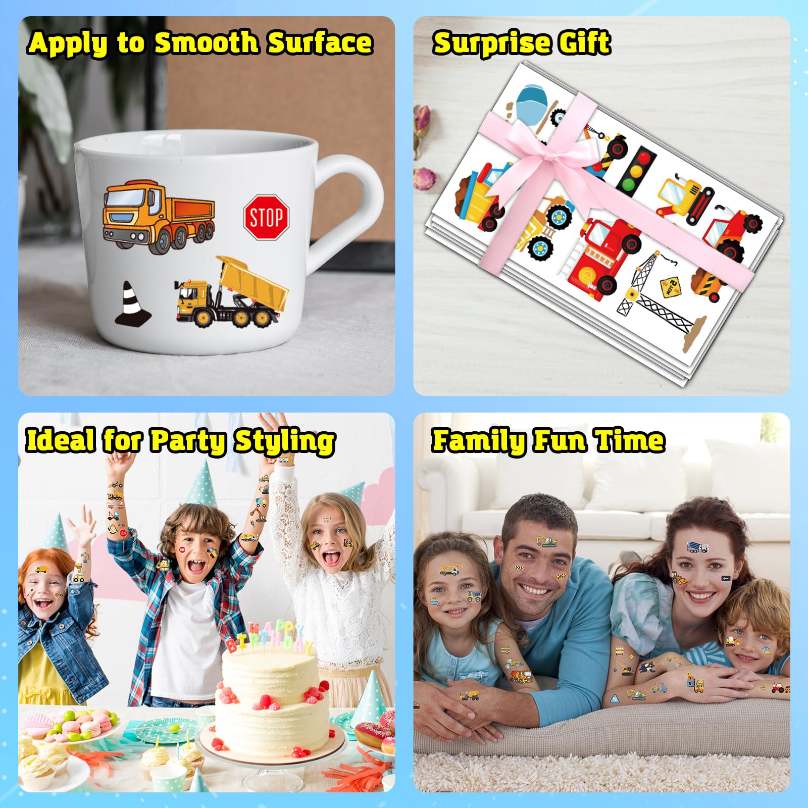 Ozepao party decorations tattoo collection for crafts and rewards