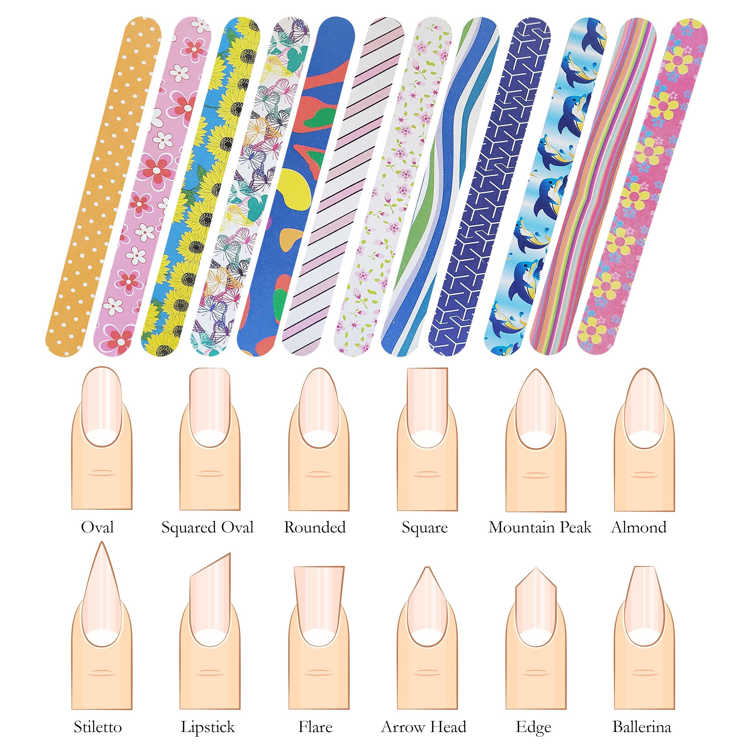 P2P Nails durable emery board strips resist wear over time.