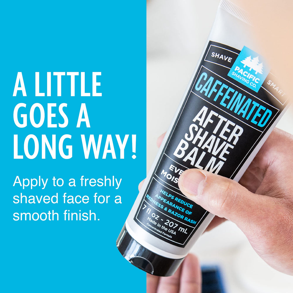 Pacific Shaving Co cruelty-free, paraben-free aftershave bottle
