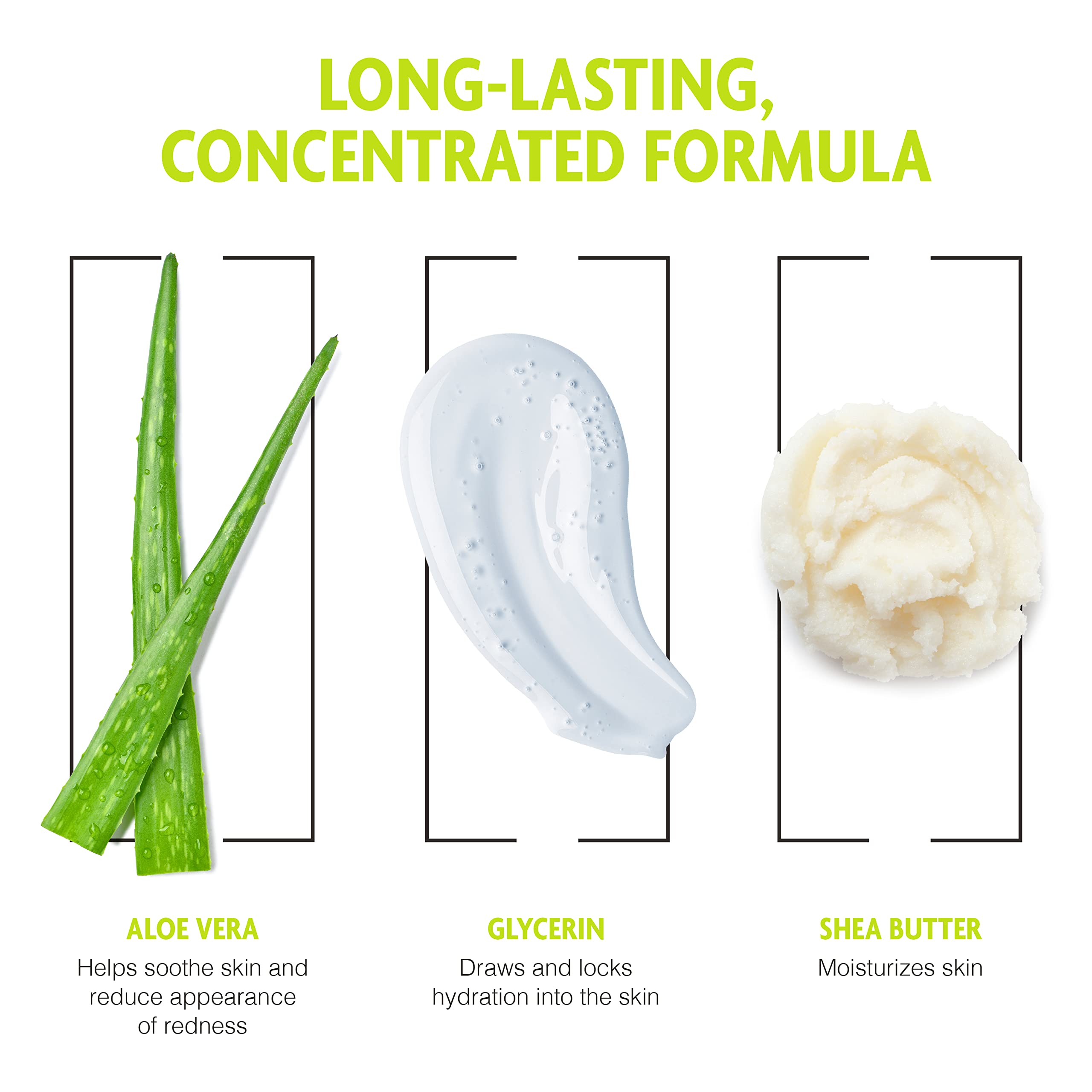 Pacific Shaving Company clean formula packaging showing plant-based ingredients for gentle shaving