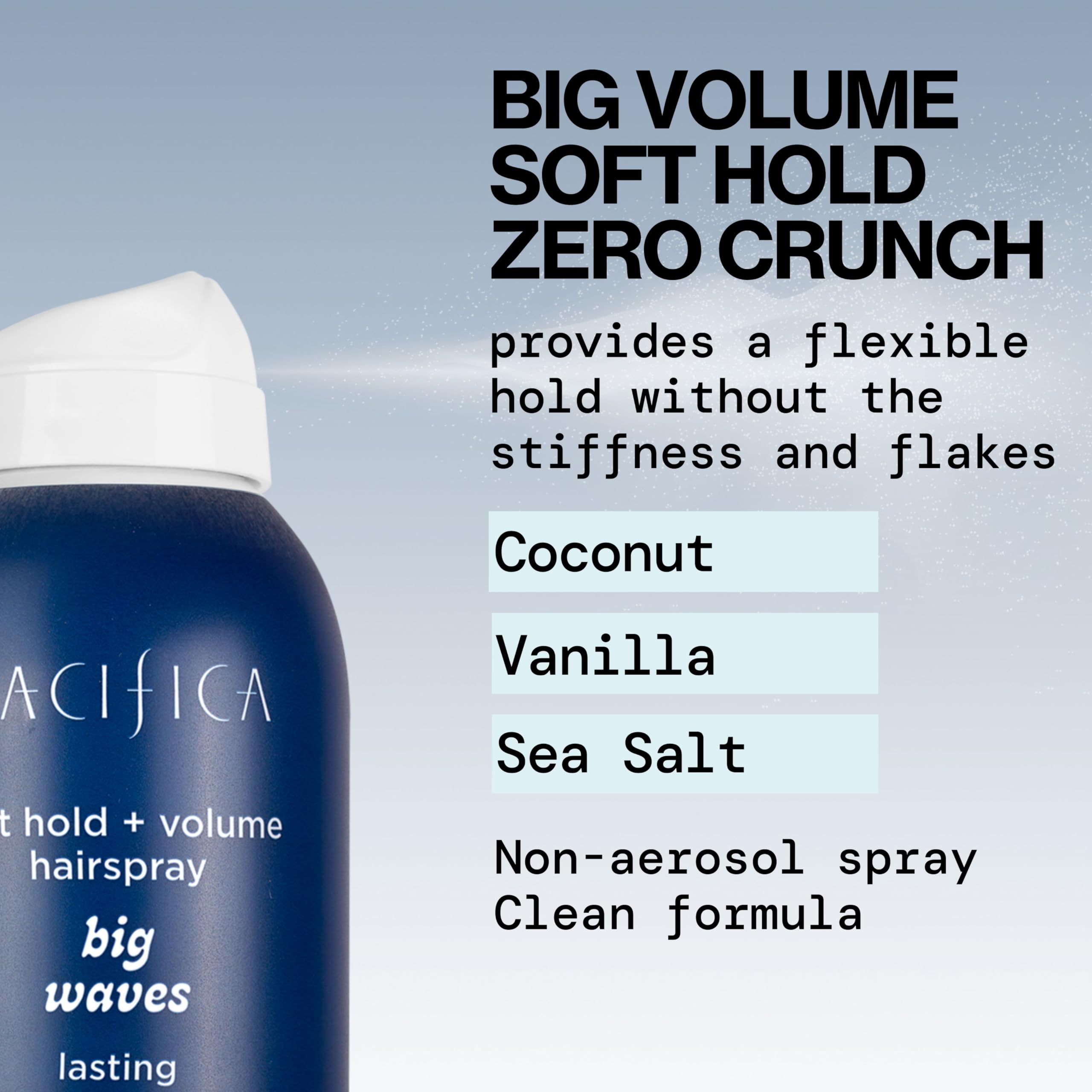 Pacífica Big Waves: ondas naturales definidas con control del frizz.