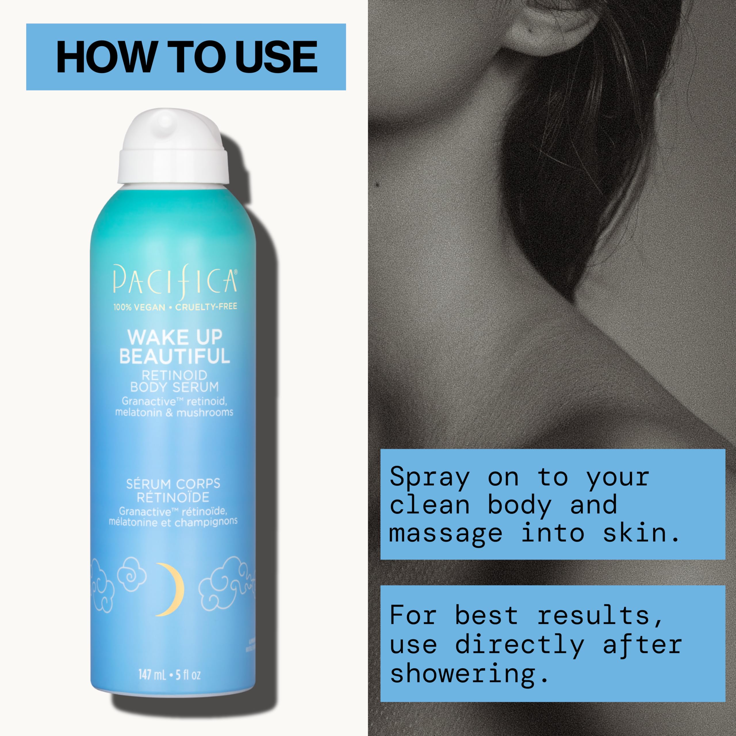 Pacifica bottle on a clean backdrop ready for bedtime routine