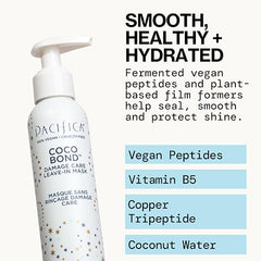 Applying Coco Bond Damage Care on damp hair for targeted repair