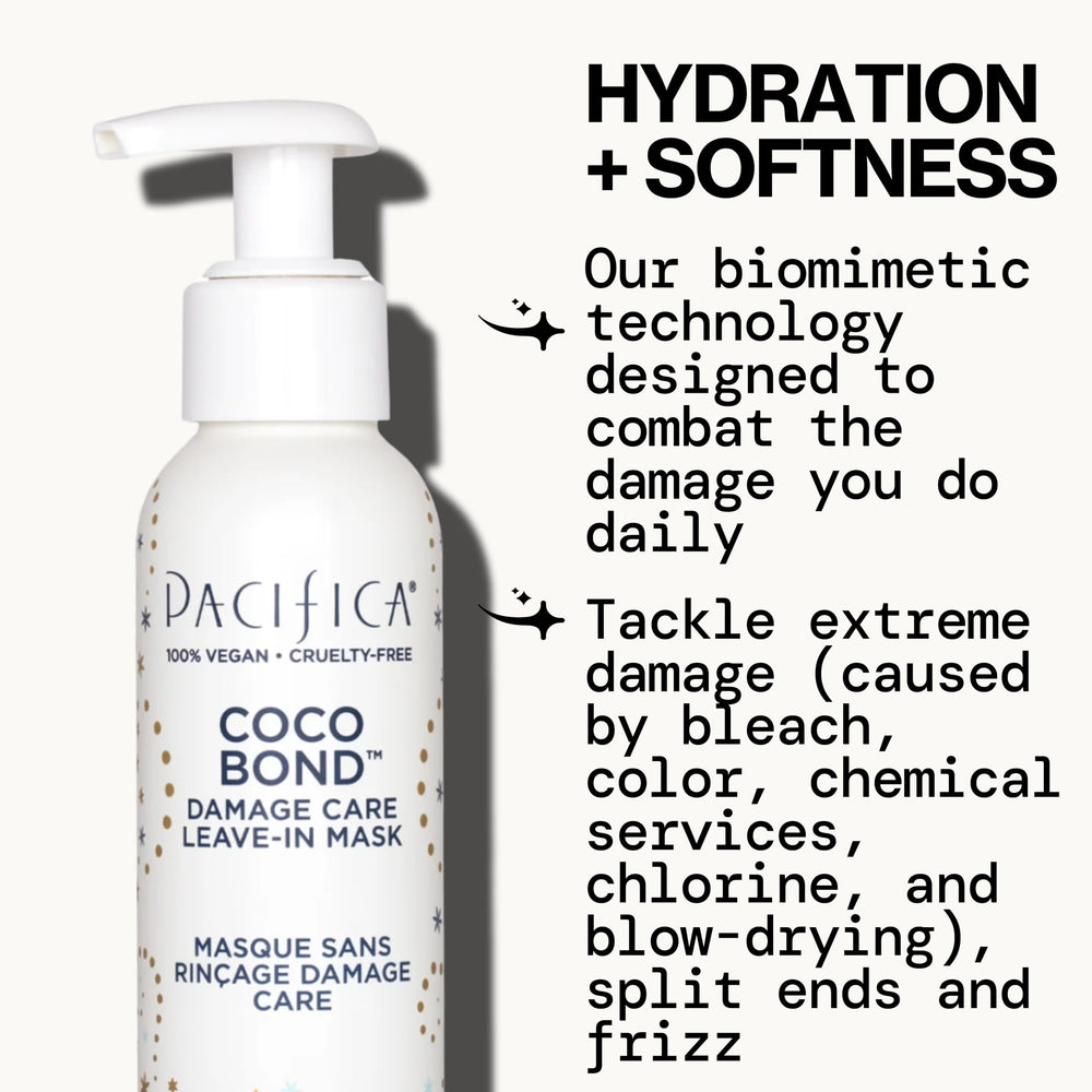 No-rinse Coco Bond Damage Care delivers quick, lightweight hydration