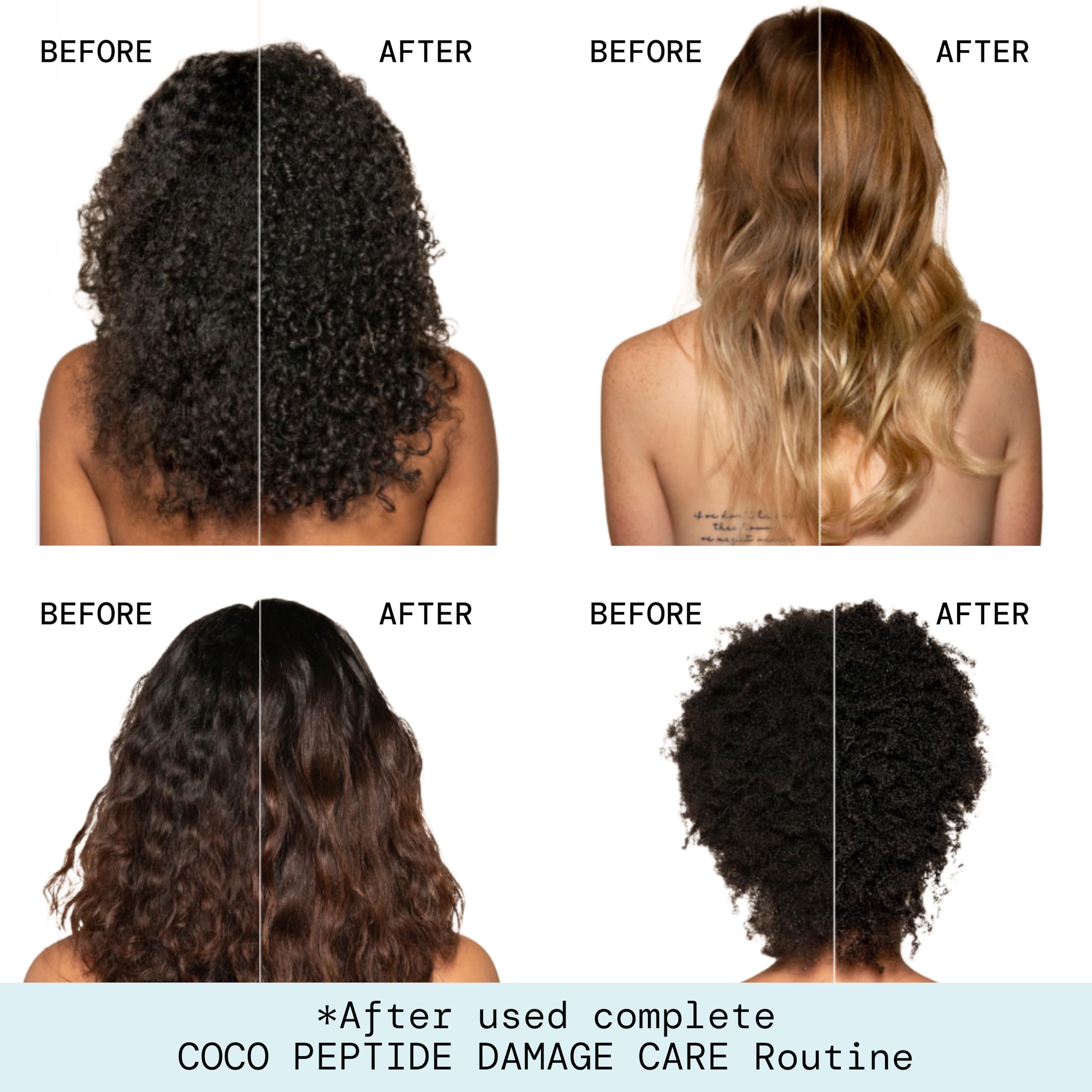 Pacifica Coco Peptide Damage Care cruelty-free vegan badge.