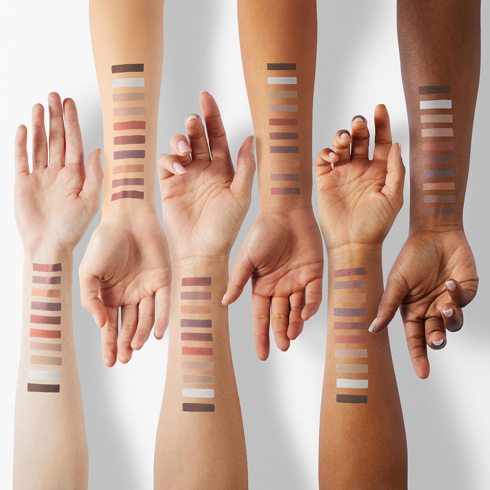 Pacifica Cocoa Nudes sombra chocolate profundo para profundidad del maquillaje.
