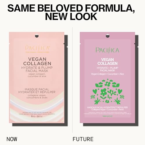 Pacifica colágeno vegano hidrata y aporta un aspecto fresco.