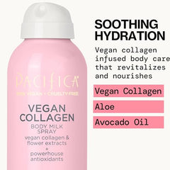 Pacifica colageno-vegano: piel más elástica y firme.