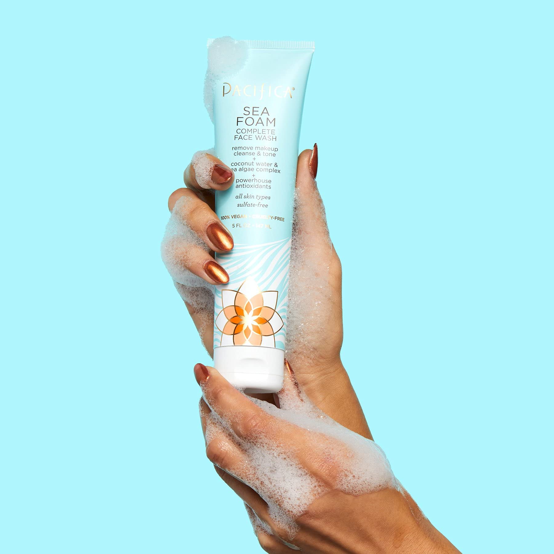 Pacifica limpiador facial completo: ingredientes veganos y libres de crueldad