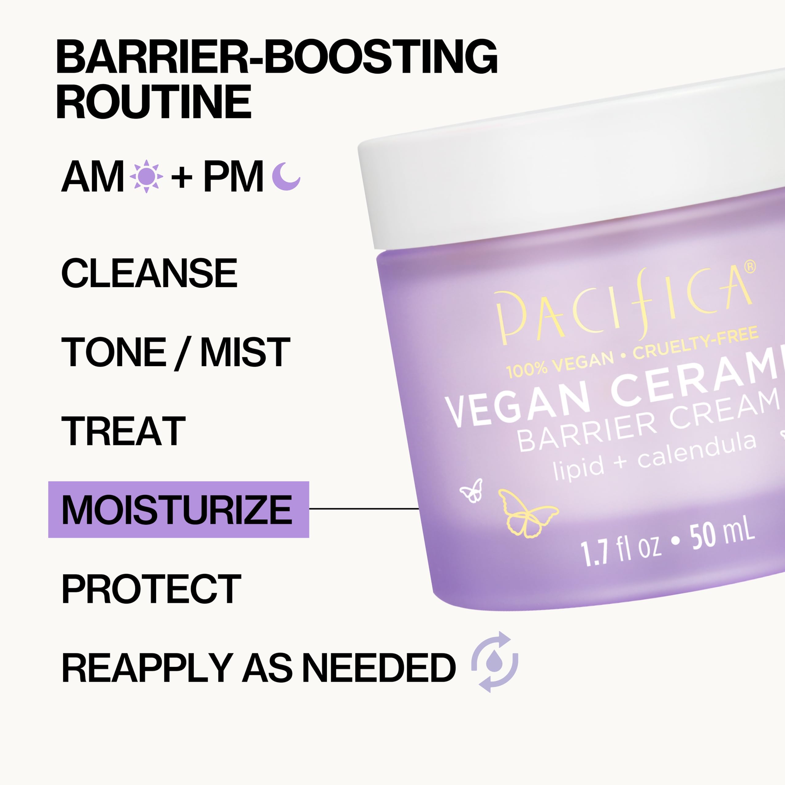 Pacifica Se absorbe rapido, ideal como base de maquillaje.