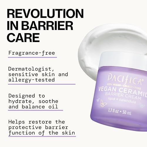 Pacifica Aplicación suave con ceramidas para piel sensible y calmante.