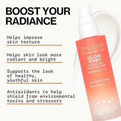 Imagen de VitaGlow con vitamina C y vitamina E, defensa antioxidante.